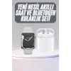 BFS Akıllı Saat Kulaklık Hediyeli Uyku ve Sağlık Takibi Yapabilen Uzun Ömürlü