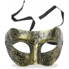 BFS   Altın Eskitme Yüz Maskesi - Antik Tarz Balo Maskesi