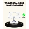 BFS Ayarlanabilir Şeffaf Tablet Standı Kaymaz Silikon Tabanlı