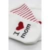 BFS   Bistyle Mom Dad 3Lü Penye Soket Çorap 10123 Ekru