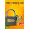 BFS  Çelik Asma Kilit 60 MM 3 anahtarlı Sonax Design