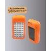BFS Çift USB Çıkışlı Güneş Enerjili Aydınlatmalı Powerbank
