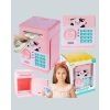 BFS Çocuklar İçin Pembe ATM Görünümlü Elektronik Kumbara