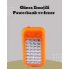 BFS Güneş Paneli Destekli Powerbank ve LED Işıldak – 10000 mAh, Çift USB, Outdoor Kullanım İçin