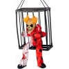 BFS Hareketli Sesli Sensörlü Mahkum Joker İskelet Dekorasyon 22x27 Cm
