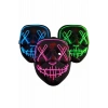 BFS Işıklı Led Maske Parti Eğlence Maskesi Hallowen Neon Maske