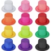BFS   Karışık Renk Simli Silindir Parti Şapkaları (12 Adet)