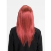 BFS   Kızıl Renk Düz Kesim Uzun Parti Peruğu Takma Saç