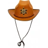 BFS   Kovboy Şerif Şapkası Kahve 12 Adet - Kostüm, Parti ve Gösteri Şapkası