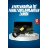 BFS Led Lamba El Feneri Küçük Taşınabilir USB Şarjlı Acil Durum Lambası