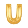 BFS Nessiworld  U Harf Folyo Balon Altın Renk  40 inç