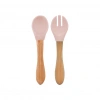 BFS  OiOi Mama Kaşığı ve Çatal Seti Pinky Pink