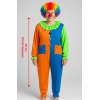 BFS   Palyaço Kostüm Seti 150 cm (Peruk + Burun + Kostüm)