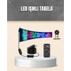 BFS RGB Kayar Yazılı LED Reklam Ekranı – USB Bağlantılı Esnek Tasarım