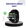 BFS Sesli Arama Özellikli SIM Kartlı Siyah Akıllı Saat