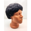 BFS   Siyah Renk Kısa Kesim İçi Astarlı Erkek Peruğu