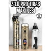BFS Tıraş Makinesi Üç Başlıklı Saç Sakal ve Vücut Tıraşına Uygun