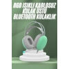 BFS Unısex Yüksek Ses Kaliteli Yumuşak Kılıflı Kablosuz Kulak Üstü Bluetooth Kulaklık