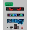 BFS USB Destekli LED Mağaza Tabelası – Renkli RGB Kayan Yazı Paneli