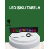 BFS USB Girişli RGB LED Tabela Ayarlanabilir Parlaklık ve Kayan Yazı Özellikli