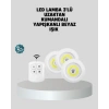 BFS Uzaktan Kumandalı 3’lü Ayarlanabilir Spot LED Işık Seti