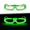 BFS Yeşil LED Işıklı Parti Gözlüğü 3 Modlu – Gece Eğlence Gözlüğü