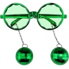 Disko Toplu Küpeli Parti Gözlüğü Yeşil Renk
