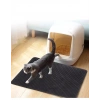 Elekli Kedi Tuvalet Önü Paspası - Siyah