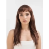 Kahve Renk Uzun Düz Parti Peruğu - Uzun Kahverengi Peruk