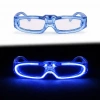 Mavi Led Işıklı Parti Gözlüğü 3 Modlu – Glow & Gece Eğlence Gözlüğü