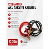 Mey İthalat® 1200 Amper Akü Takviye Kablosu 2 Metre Bakır Uçlu