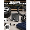 Mey İthalat® 150 PSI Yüksek Basınç Kapasiteli Kablosuz Lastik Pompası Yeni Nesil