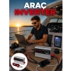 Mey İthalat® 1500W Yüksek Güç Çıkışlı Araç Inverter
