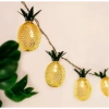 Mey İthalat® 2 Metre 10 LED Pilli 2 Kademeli Ananas Led Işık
