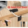 Mey İthalat® 20 Adet Kendinden Yapışkanlı Cırt Cırtlı Bant
