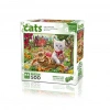 Mey İthalat® 20043 Kediler Çiftlikte 500 Parça Puzzle -KS Puzzle
