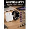 Mey İthalat® 2025 Model Akıllı Saat ve 2.Nesil TWS Bluetooth Kulaklık ANC Özelliği Amoled Ekran