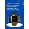 Mey İthalat® 2025 Model Akıllı Saat ve 2.Nesil TWS Bluetooth Kulaklık ANC Özelliği Amoled Ekran