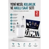 Mey İthalat® 2025 Model Akıllı Saat ve 2.Nesil TWS Bluetooth Kulaklık Yüksek Ses Kaliteli