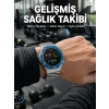 Mey İthalat® 2025 Model Yuvarlak Ekran Android ve İOS Uyumlu GPS Takibi Yapabilen Akıllı Saat Yeni Nesil