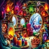 Mey İthalat® 20826 PUZZLE 1000 Mystical House in the Forest