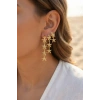 Mey İthalat® 3 lü Set Gold Renk Deniz Yıldızı Model Küpe