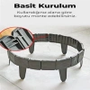 Mey İthalat® 3LÜ TAŞ GÖRÜNÜMLÜ BAHÇE ÇİTİ