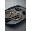 Mey İthalat® 316L Çelik Gold Renk Box Zincir Model Erkek Bileklik