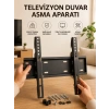 Mey İthalat® 32-55 İnç Uyumlu 40 Kg Taşıma Kapatiseli Televizyon Duvar Asma Aparatı