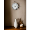 Mey İthalat® 36 Cm Beyaz Standart Duvar Saati