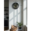 Mey İthalat® 36 Cm Gri Şık Dekoratif Duvar Saati