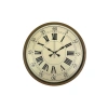 Mey İthalat® 36 Cm Kahverengi Retro Duvar Saati