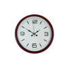 Mey İthalat® 36 Cm Kırmızı Modern Dekoratif Duvar Saati