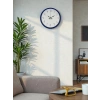Mey İthalat® 36 Cm Lacivert Dekoratif Duvar Saati
